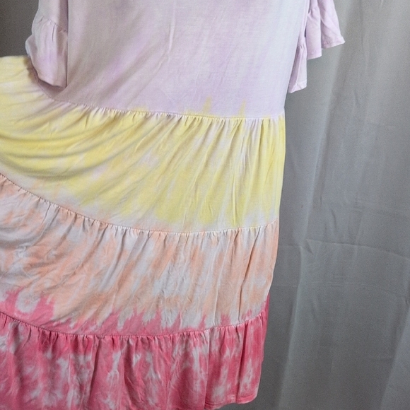 1.4.3. Story by Line Up Multicolor Tiered Midi Dress - Picture 4 of 6